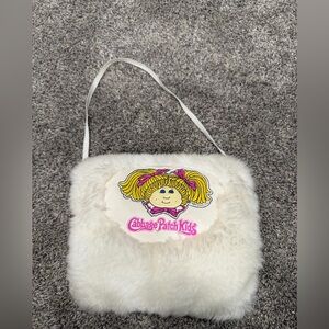 Cabbage Patch Kids White Fur hand warmer